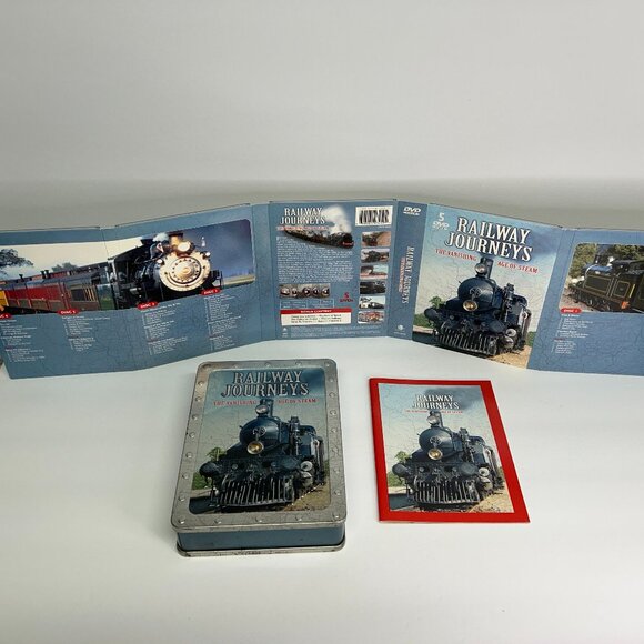 Railway Journeys The Vanishing Age Of Steam DVD Tin Set - Picture 6 of 7